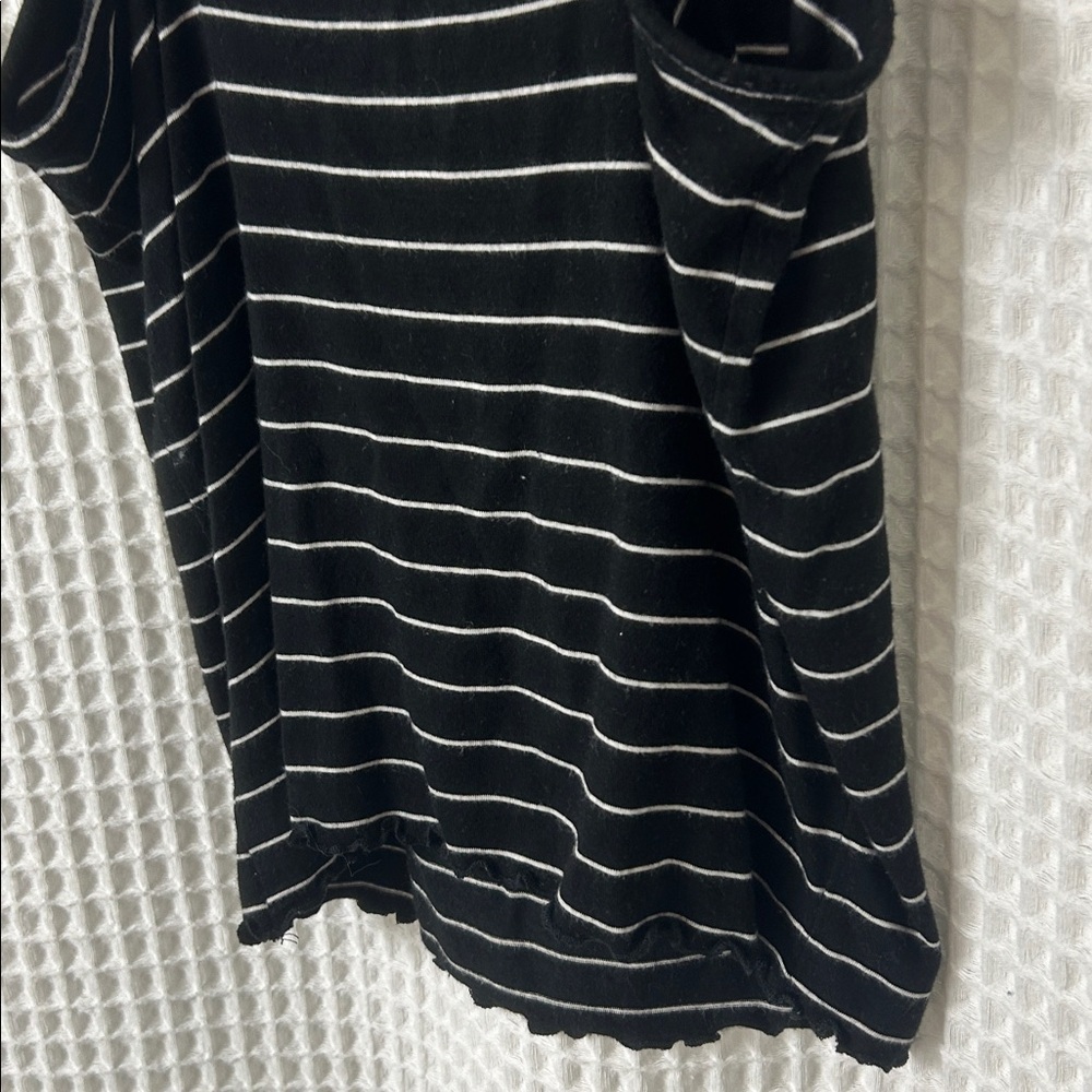 American Eagle Soft & Sexy Black and White Stripe Tank Small - Picture 4 of 6